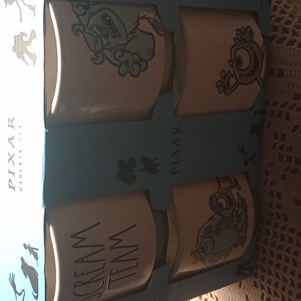 Rae dunn Pixar ramekin set